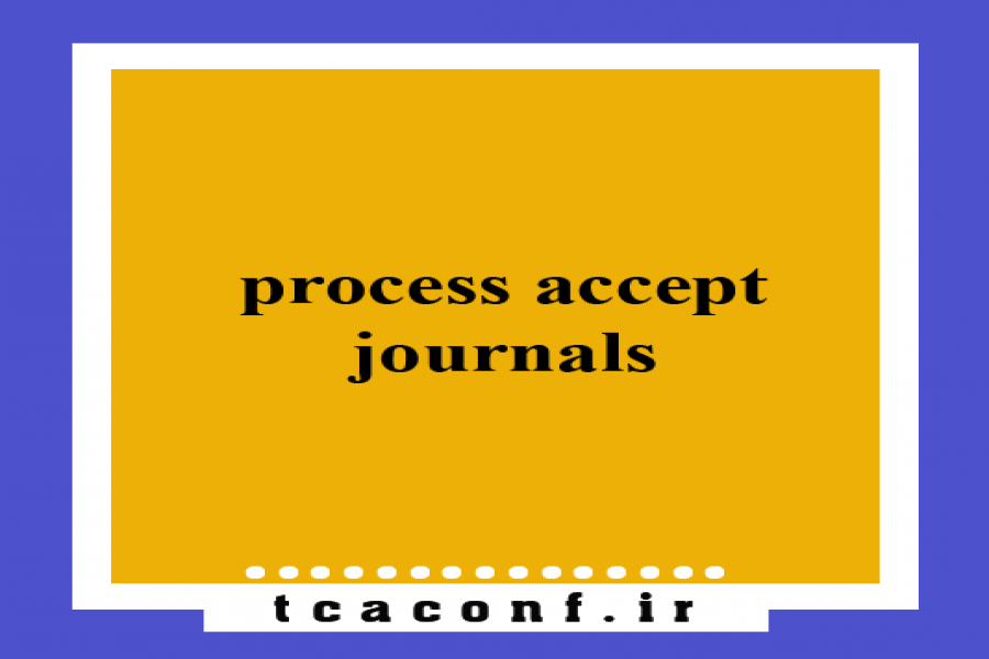 The application process for printing accepted articles in journals The application process for printing accepted articles in journals